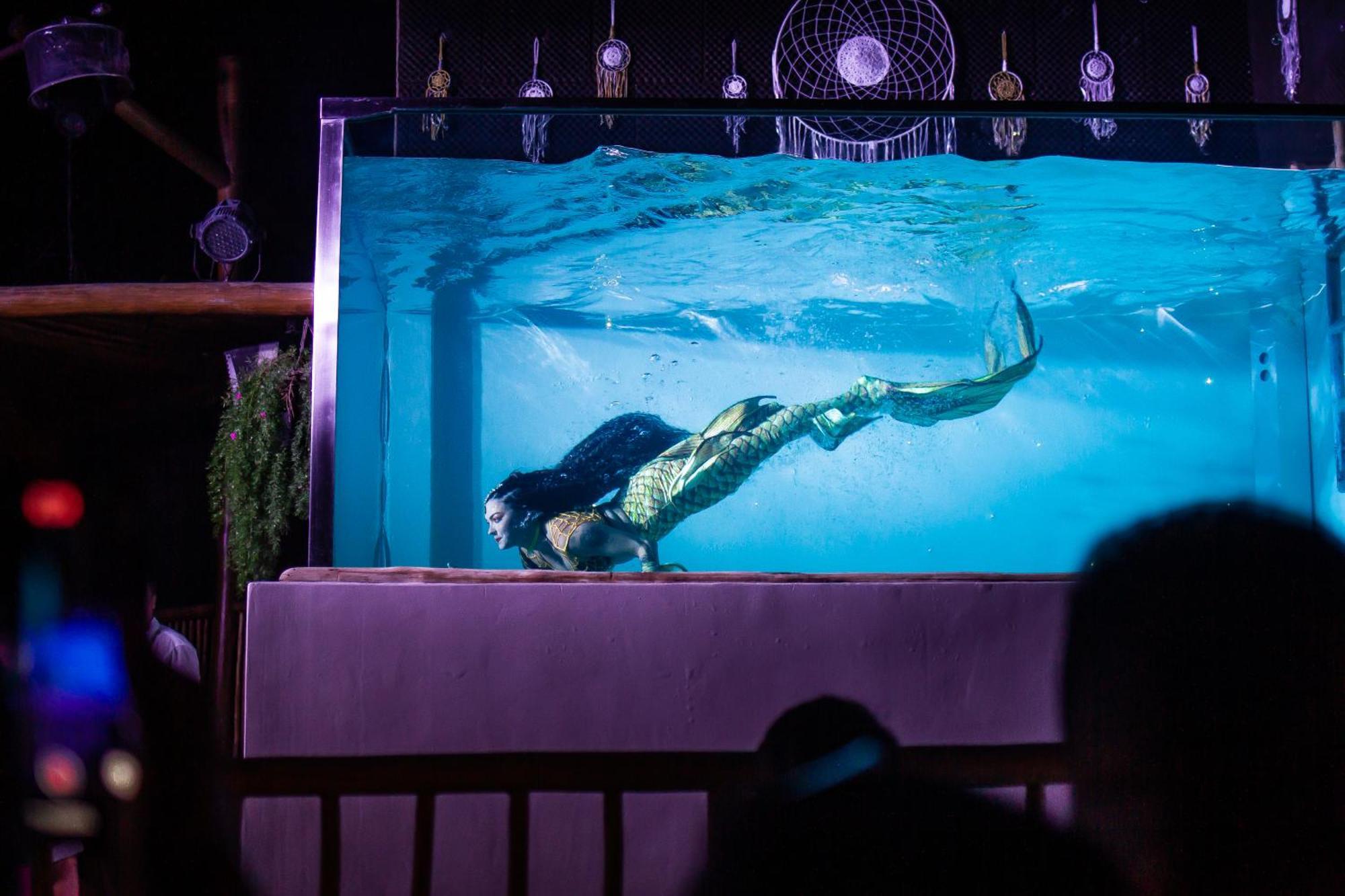Cafe Jeri Hotel 지조카 데 제리콰콰라 외부 사진 A mermaid in a tank